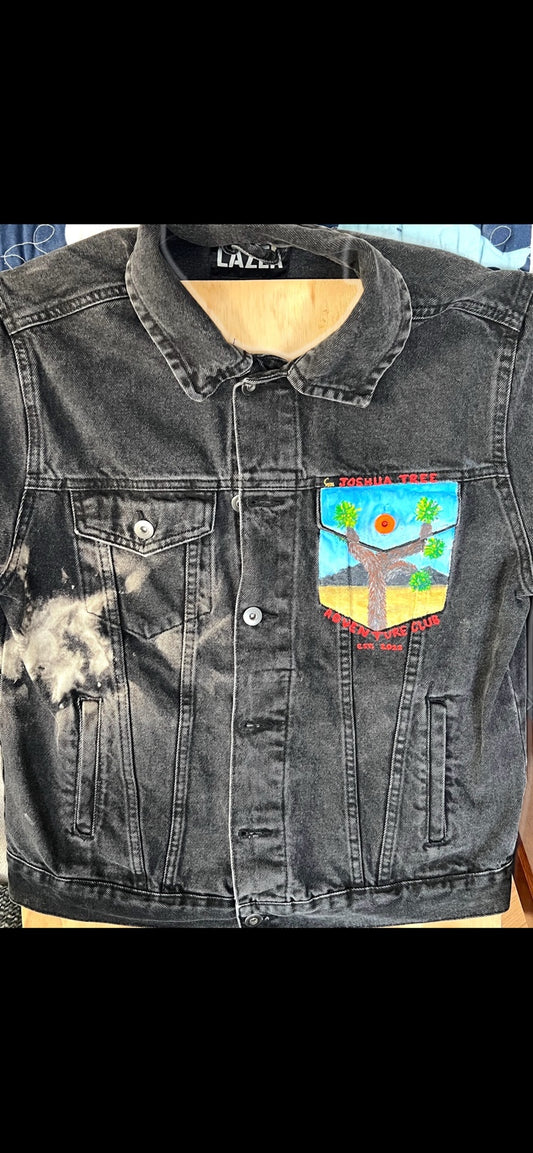 Fish Rock jean jacket front