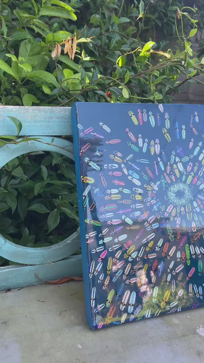Pulse original Paddle Out artwork video by Spencer Jensen