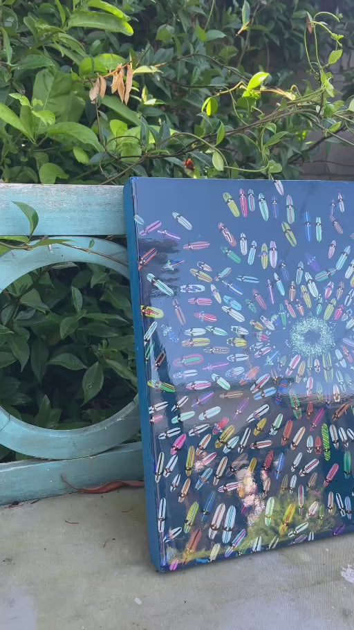 Pulse original Paddle Out artwork video by Spencer Jensen