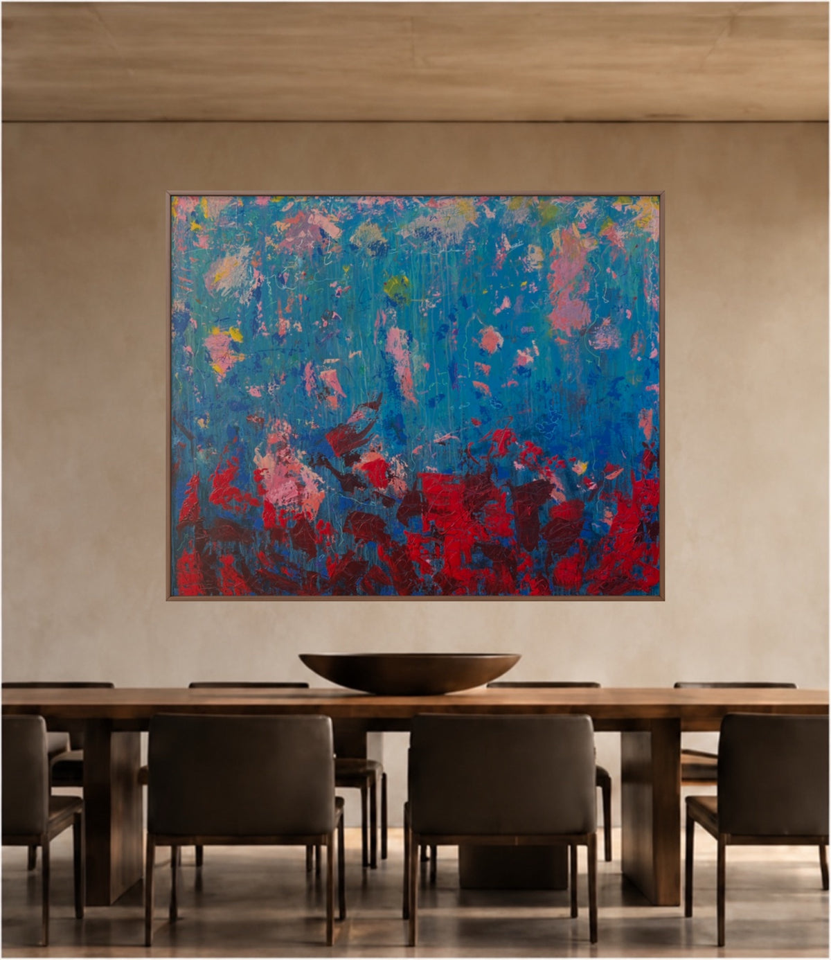 Redemption by Spencer Jensen installed in an interior