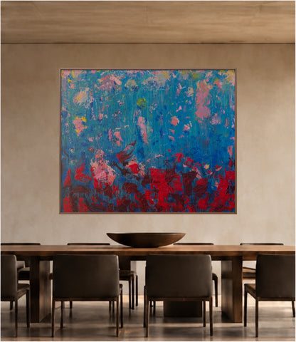 Redemption by Spencer Jensen installed in an interior
