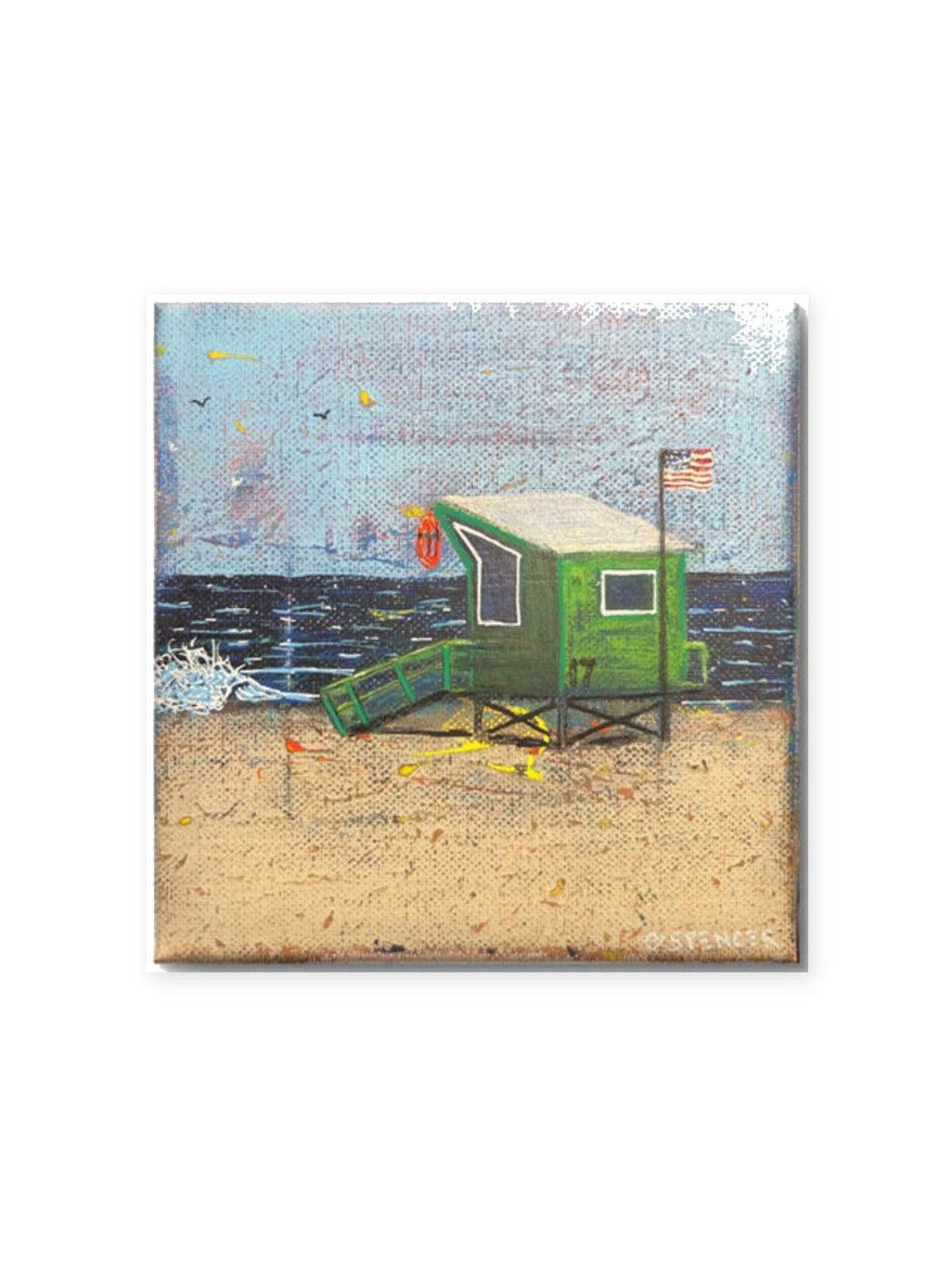 South Bay-Watch No. 2 artwork on a clean white gallery background